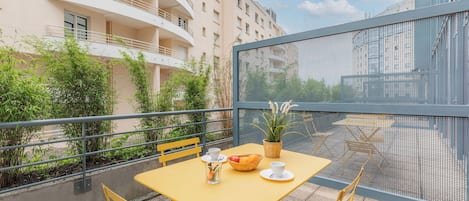 Superior appartement, 1 slaapkamer | Terras