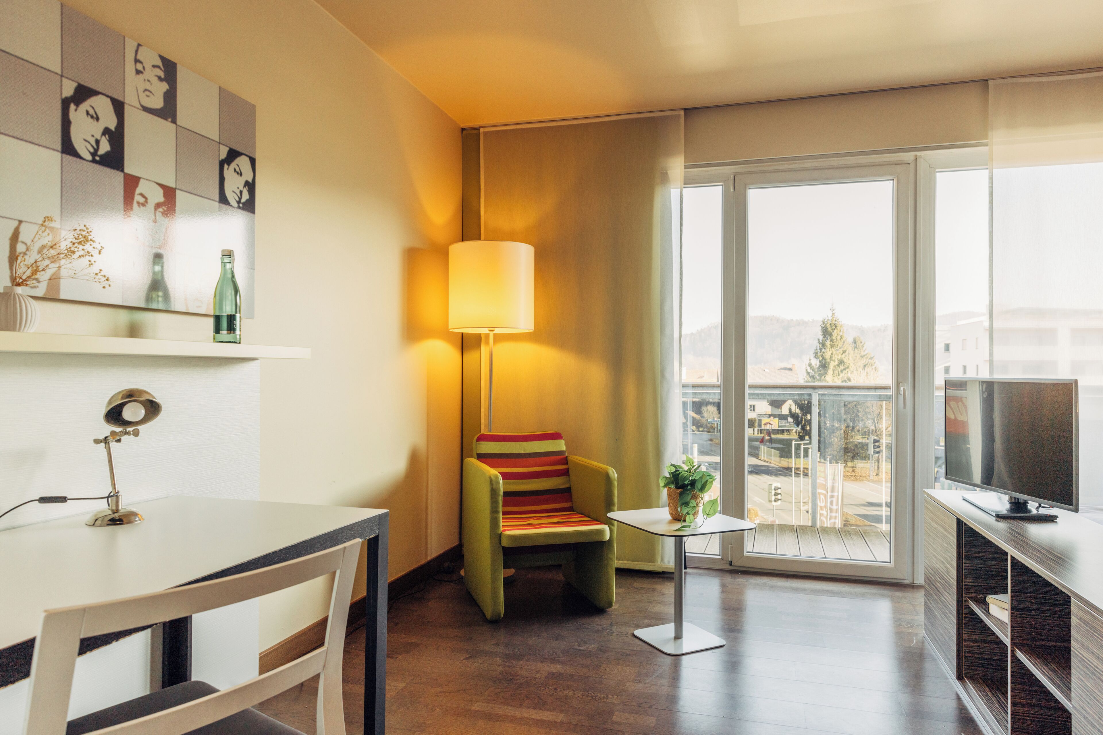 studio, balcony | view from room