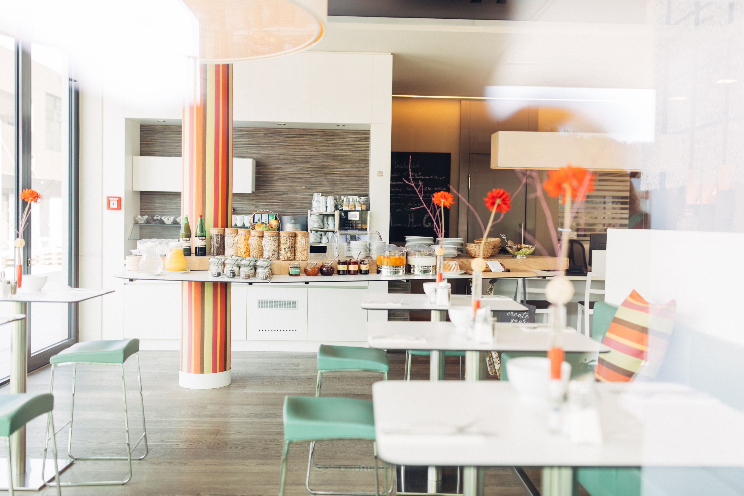 daily buffet breakfast (eur 18 per person)