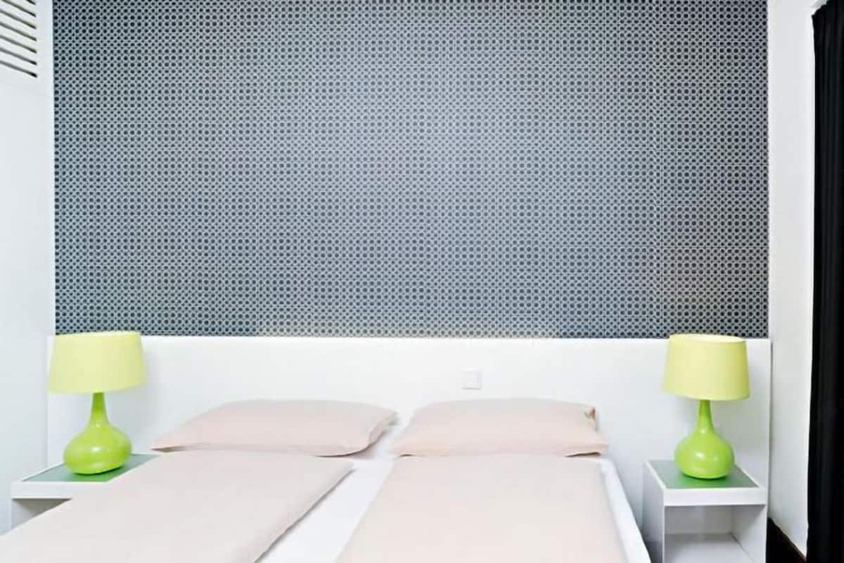 1 habitación y ropa de cama hipoalergénica