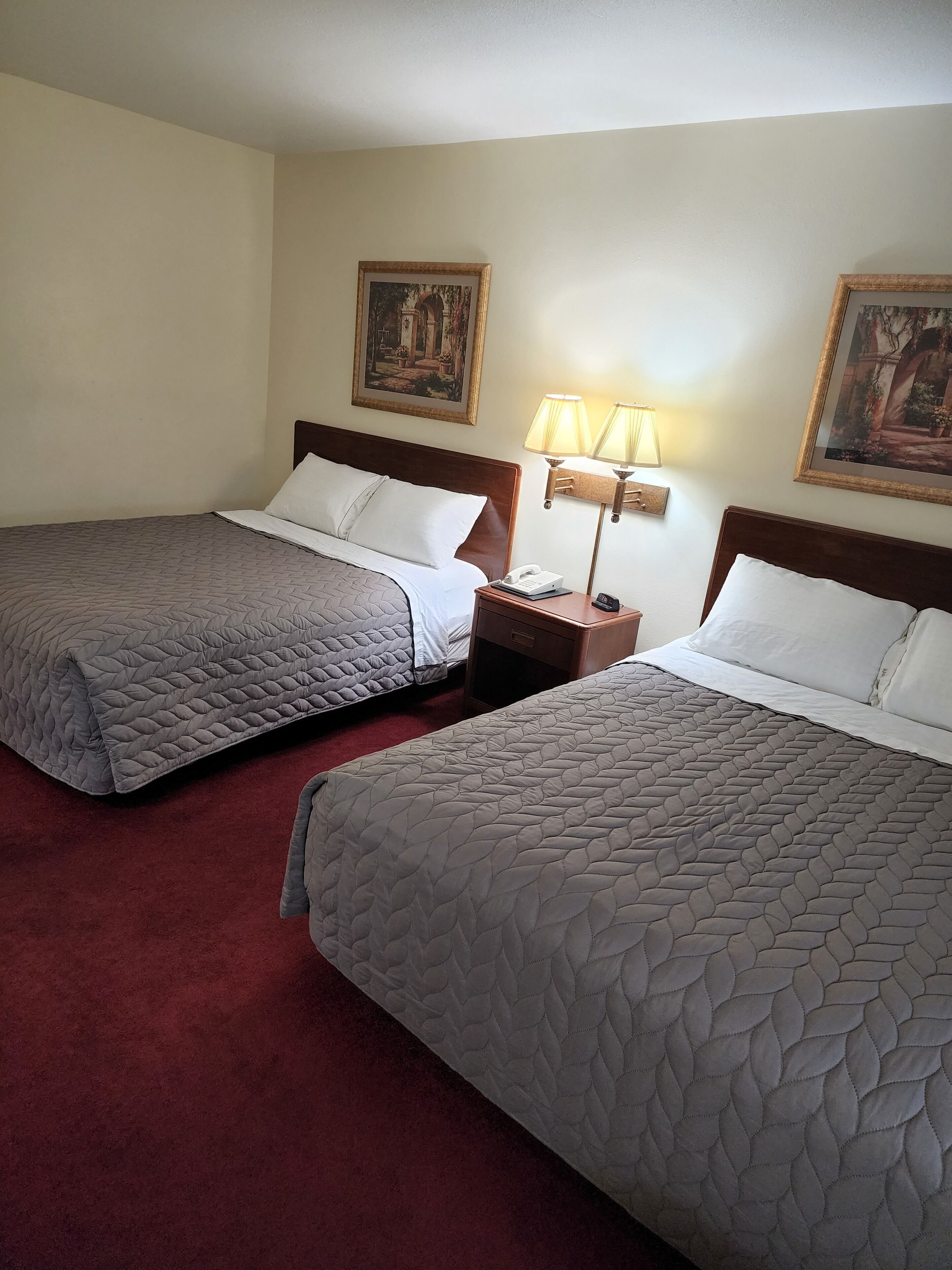 1 bedroom, desk, laptop workspace, blackout curtains