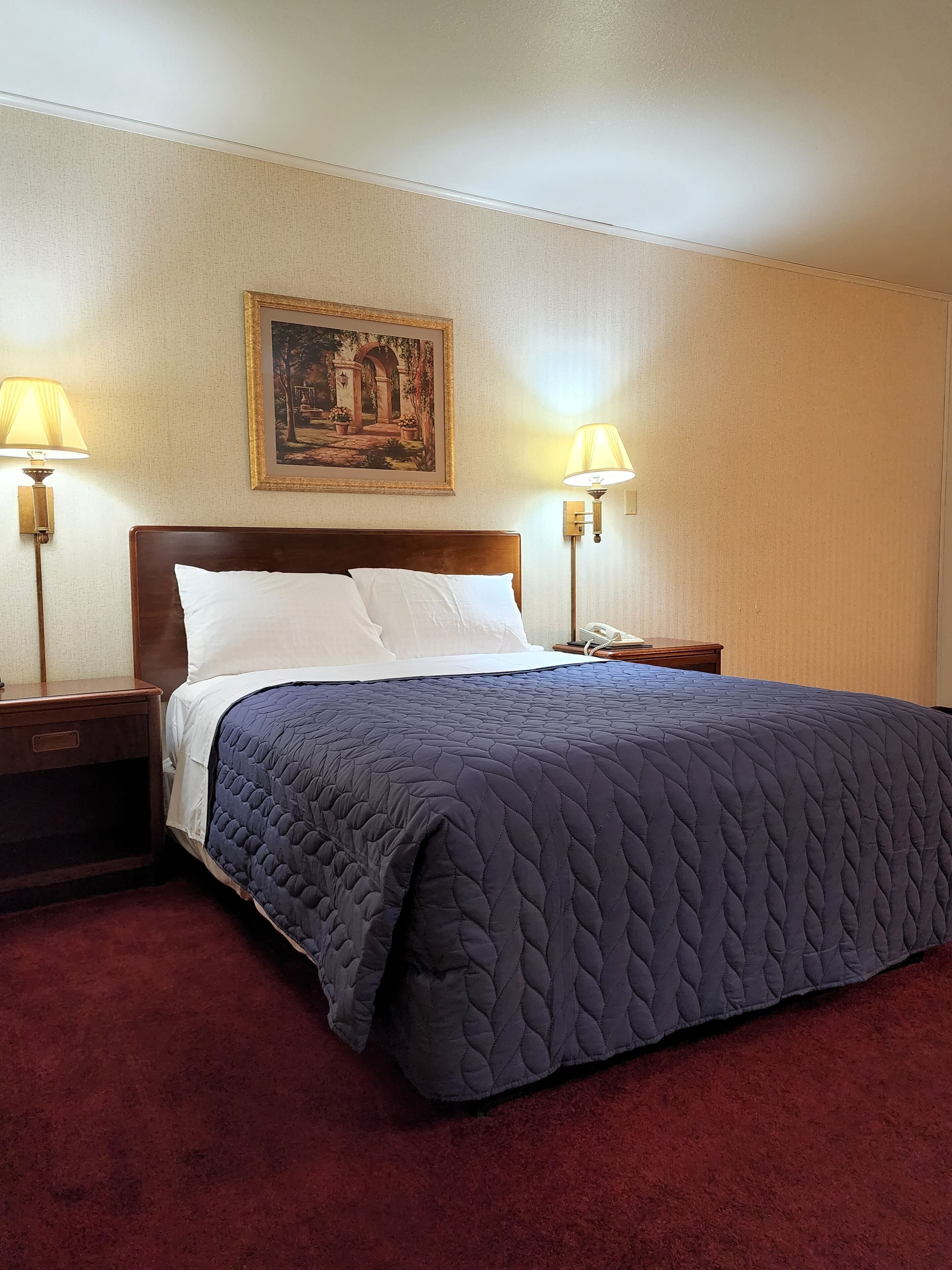 one queen bed non-smoking | 1 bedroom, desk, laptop workspace, blackout curtains