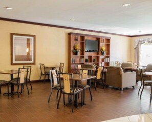 Free daily self-service breakfast 