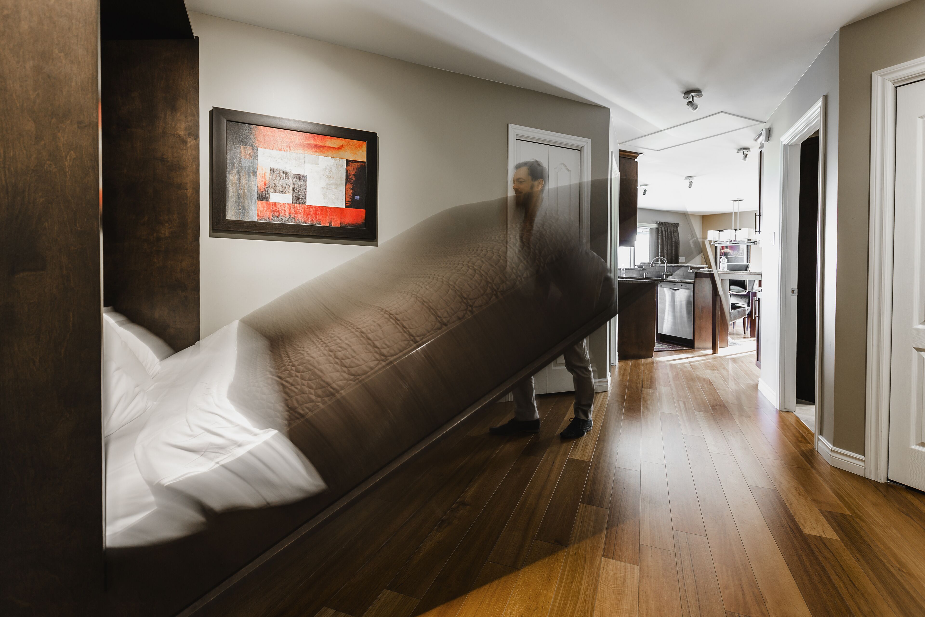 presidential suite, 2 queen beds, kitchen, city view | 1 bedroom, down duvets, desk, laptop workspace