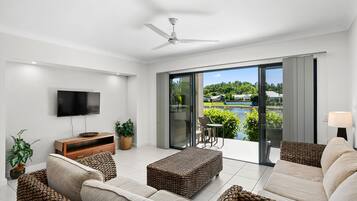 Standard Apartment, 2 Bedrooms | Living area | Flat-screen TV