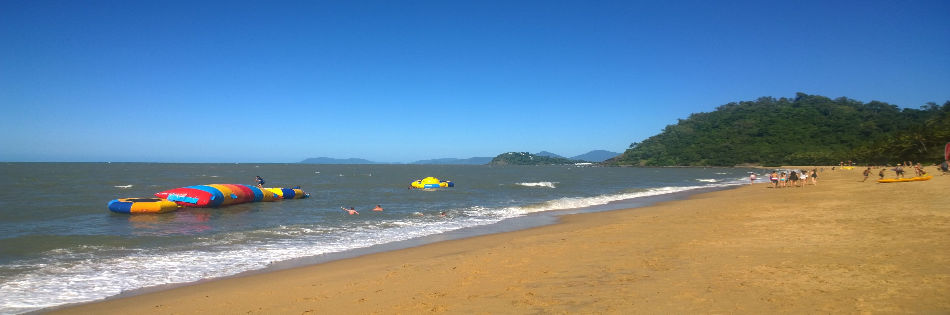 private beach nearby