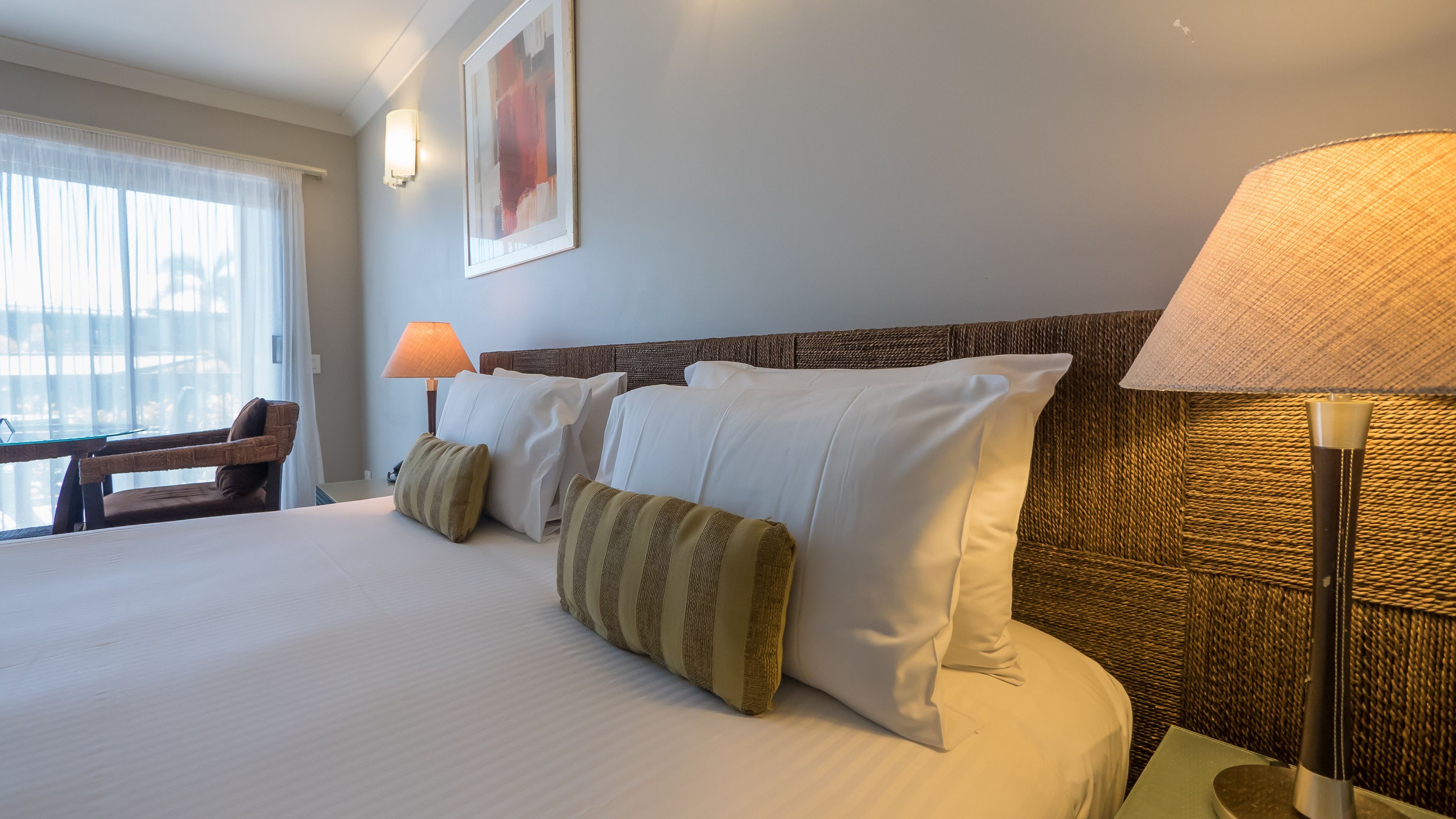 premium bedding, iron/ironing board, bed sheets