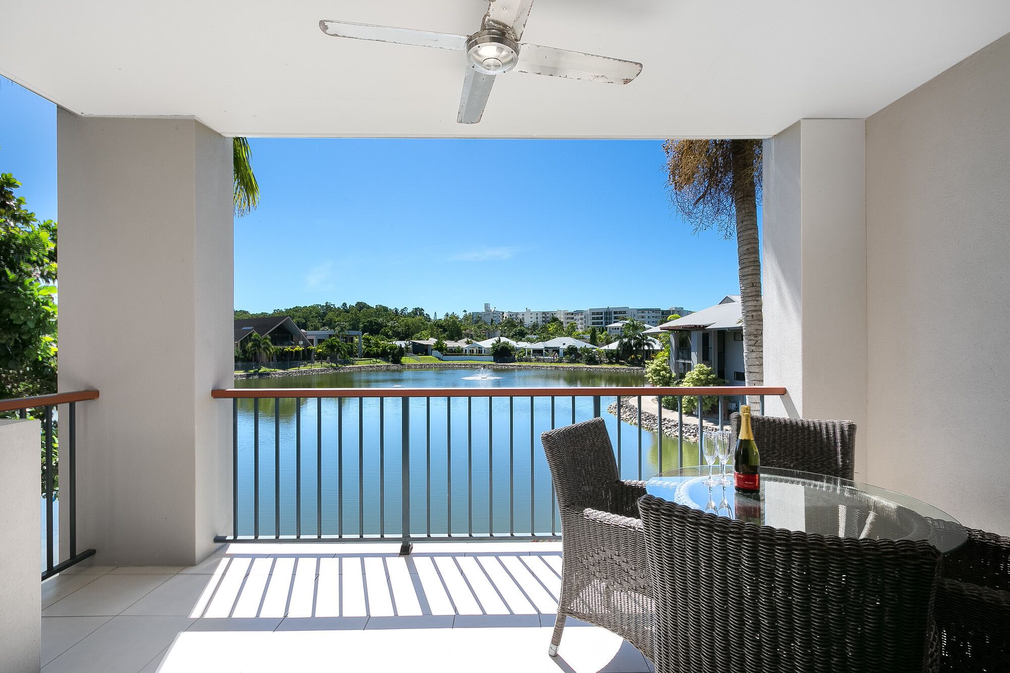 Leilighet – deluxe, 2 soverom, utsikt mot lagune | Terrasse/patio