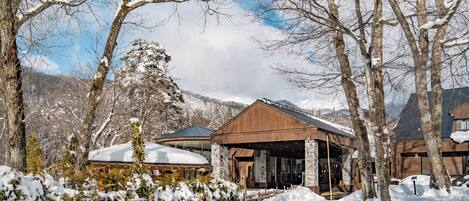 Voorkant van accommodatie