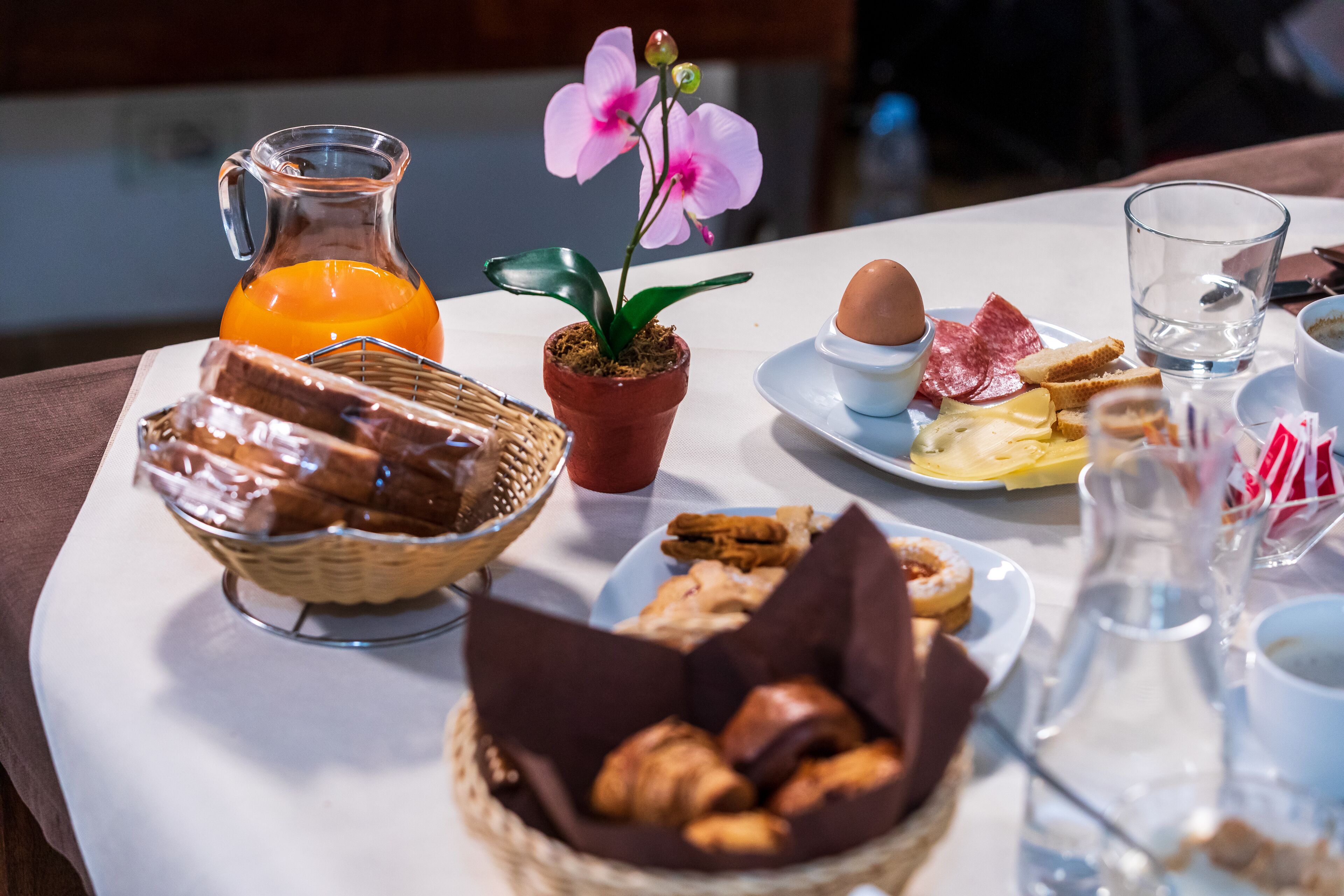 Frokostbuffé er inkludert hver dag