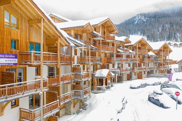 Majoituspaikan julkisivu