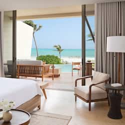 Presidential Suite, Beachfront | Premium bedding, minibar, in-room safe, desk