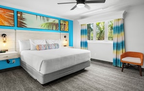 Individually decorated, individually furnished, blackout drapes