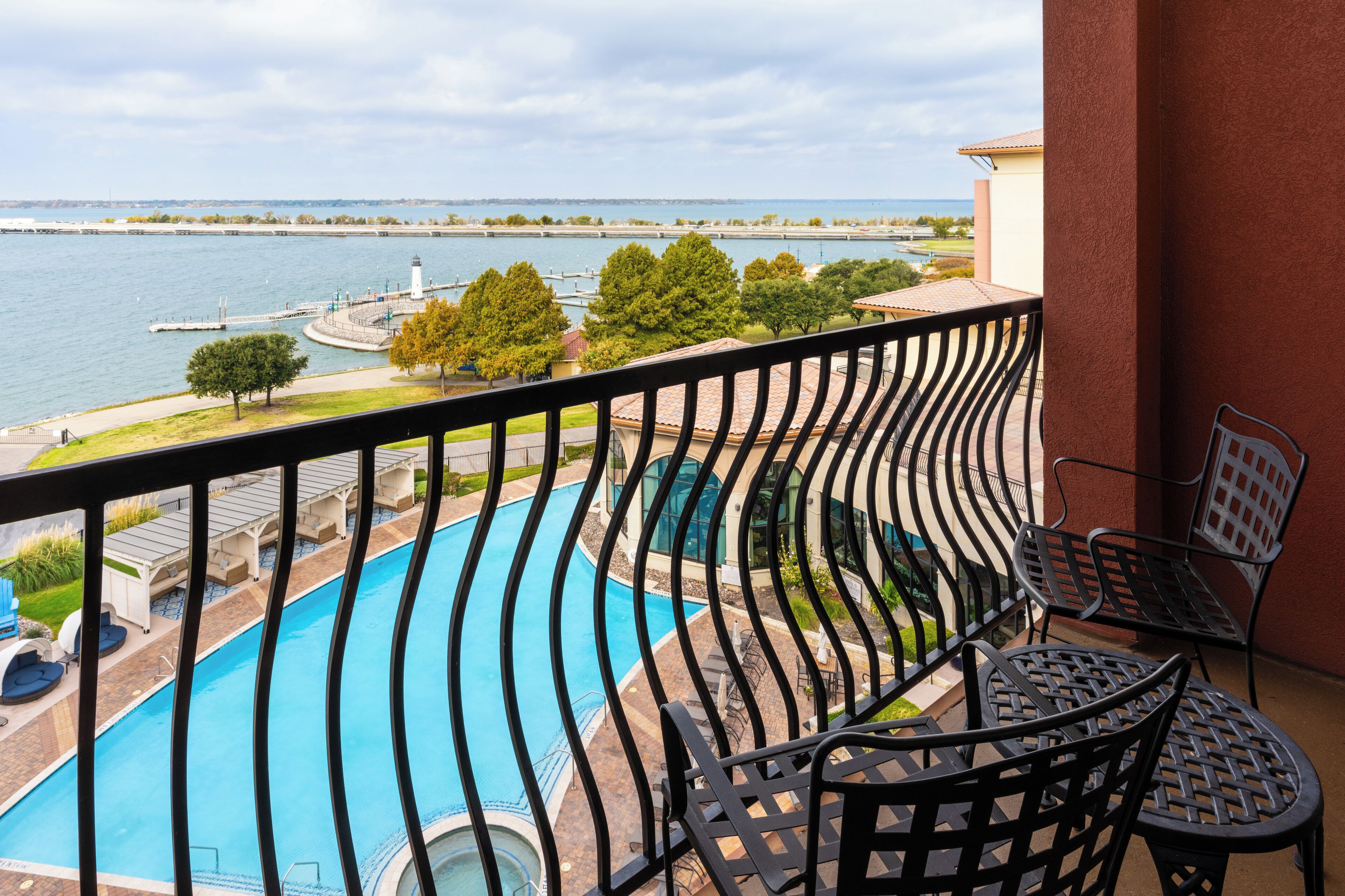 客房, 2 张大床, 度假村景观 | 露台