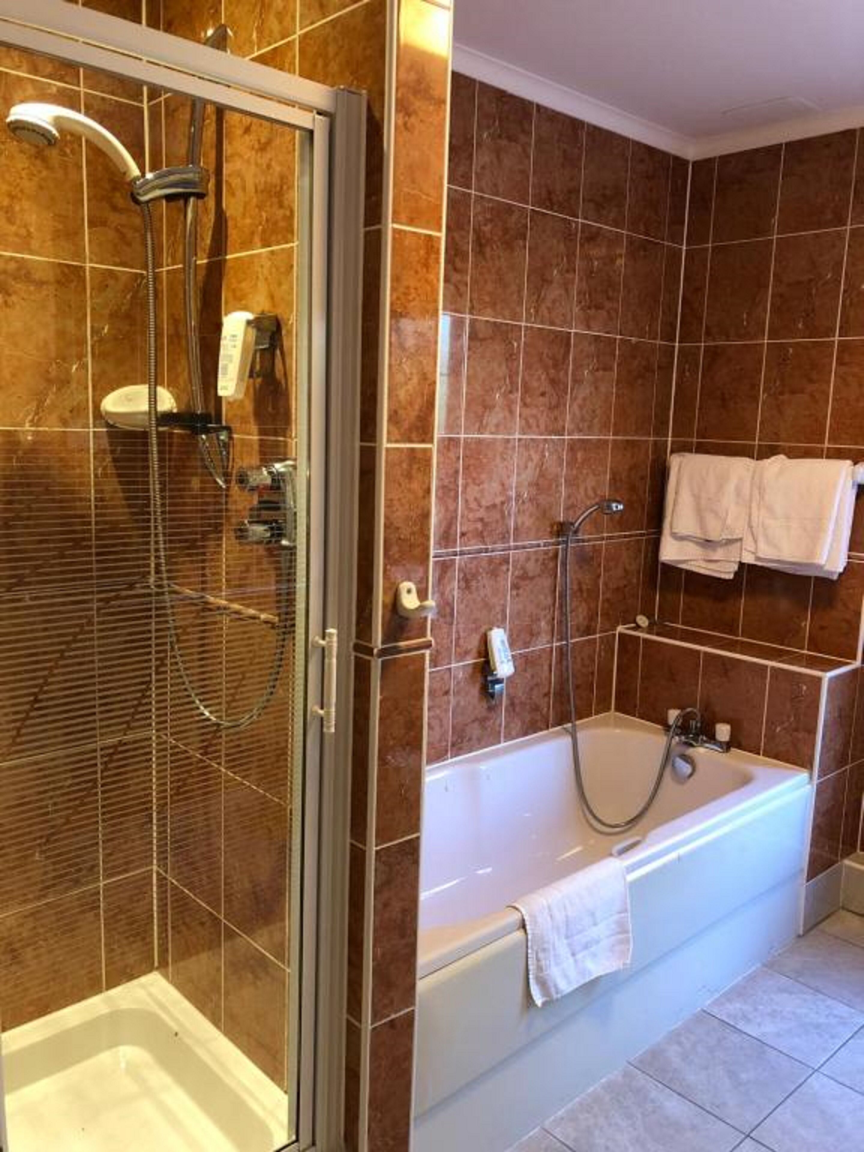 family room | bathroom | hair dryer, towels