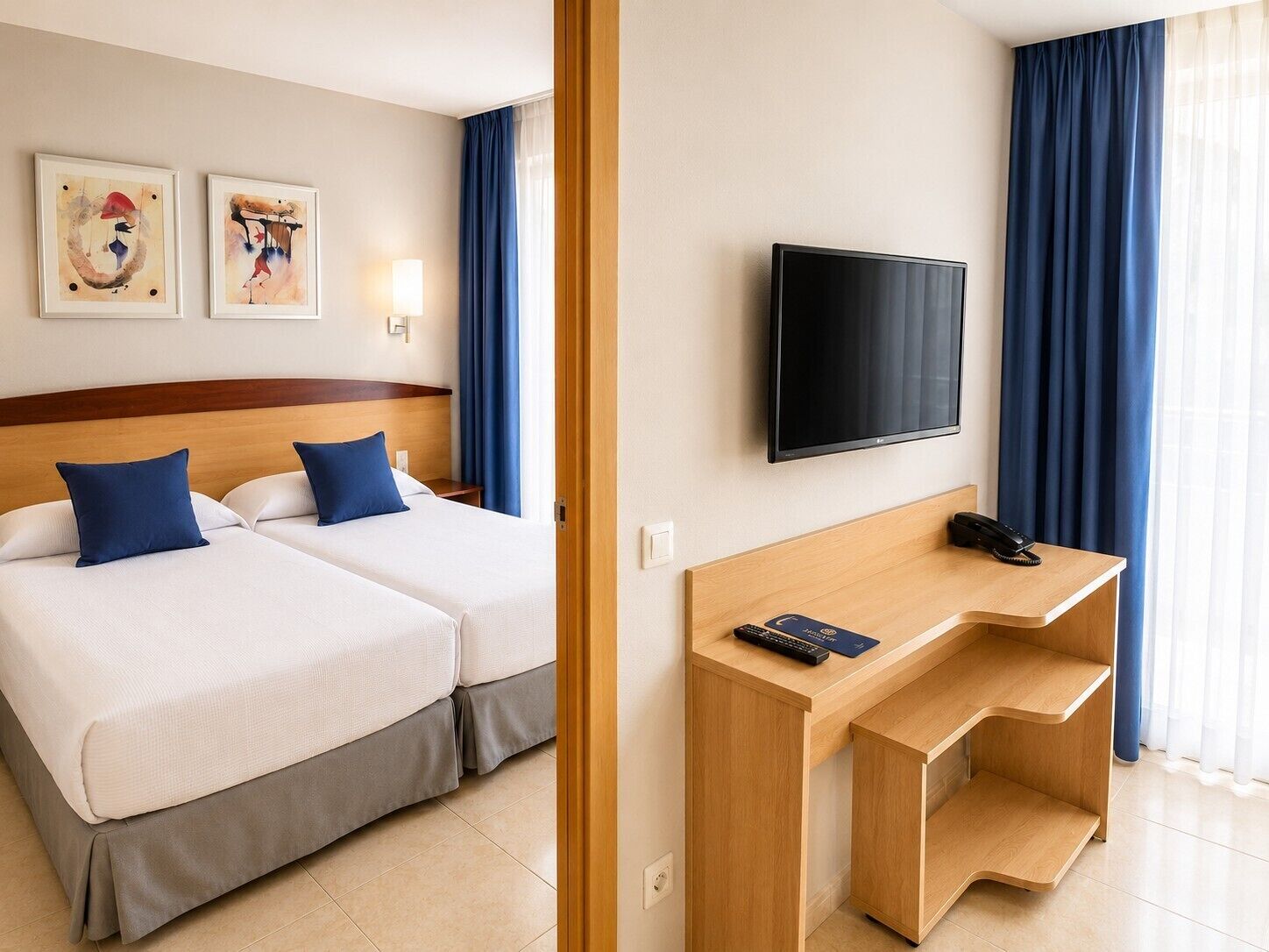 Insonorización, wifi gratis y ropa de cama 