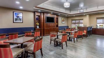 Free buffet breakfast