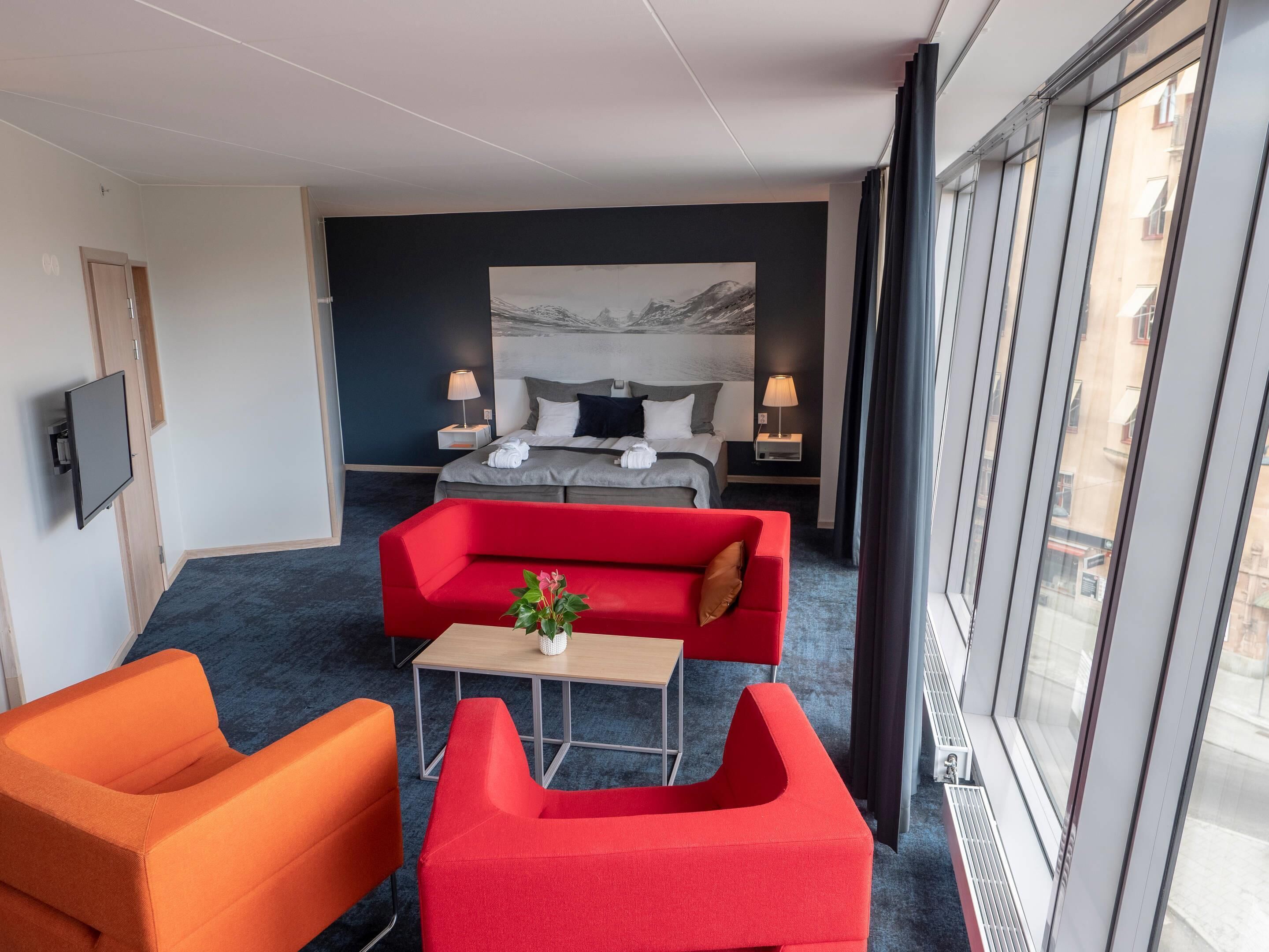Chambre Deluxe, non-fumeur | Literie hypoallergénique, couette en duvet, minibar, coffre-fort