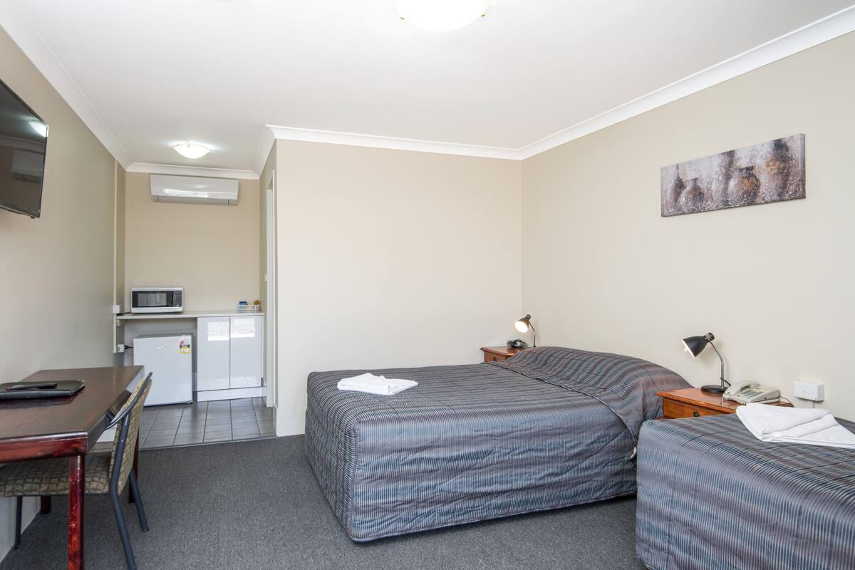 Standard Double or Twin Room | Desk, iron/ironing board, WiFi (free), alarm clocks
