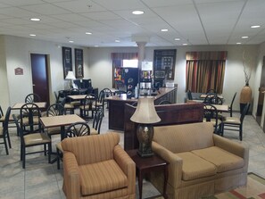 Sitteområde i lobbyen