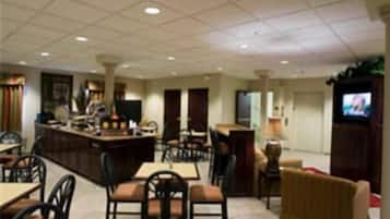 Free daily self-service breakfast