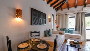 Apartment, 1 Bedroom | Living area | TV