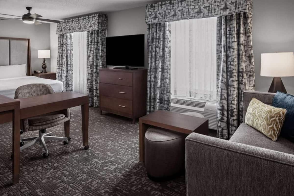 In-room safe, iron/ironing board, free cribs/infant beds, free WiFi