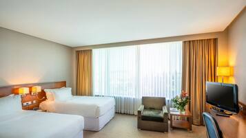 Habitación clásica, 2 camas individuales, para no fumadores | Ropa de cama de alta calidad y caja de seguridad en la habitación