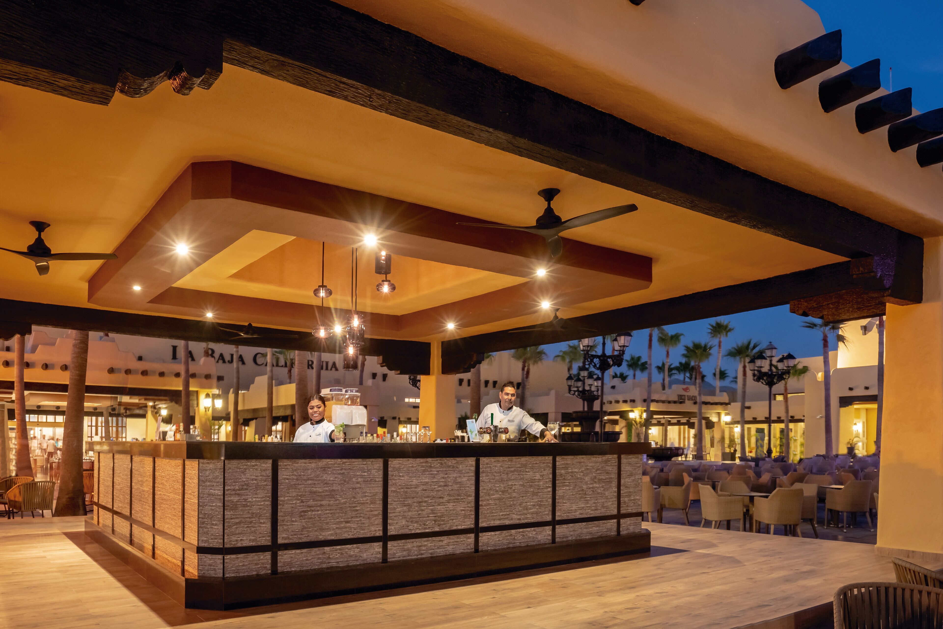10 Bars/Lounges, 5 Bars im Pool, 5 Poolbars