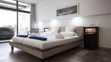 2 slaapkamers, een kluis op de kamer, gratis babybedden, gratis wifi