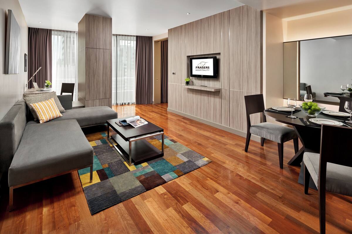 In-room safe, blackout drapes, soundproofing, iron/ironing board