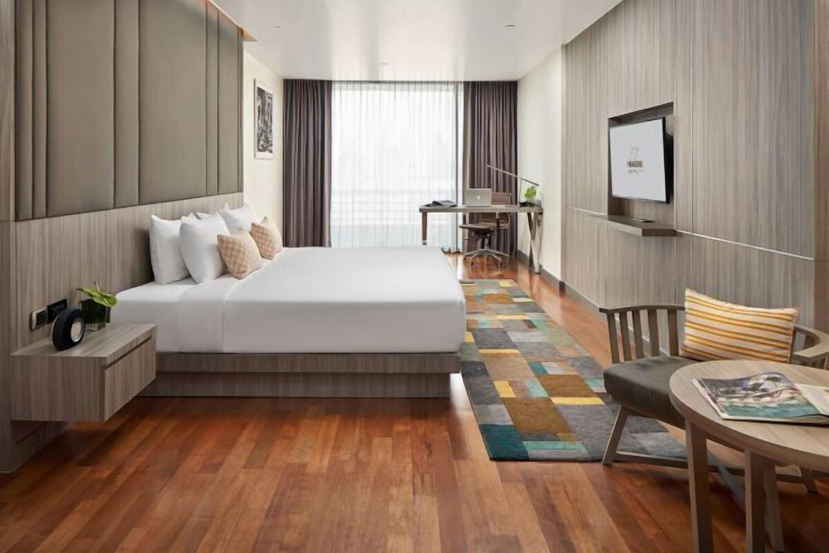 In-room safe, blackout drapes, soundproofing, iron/ironing board