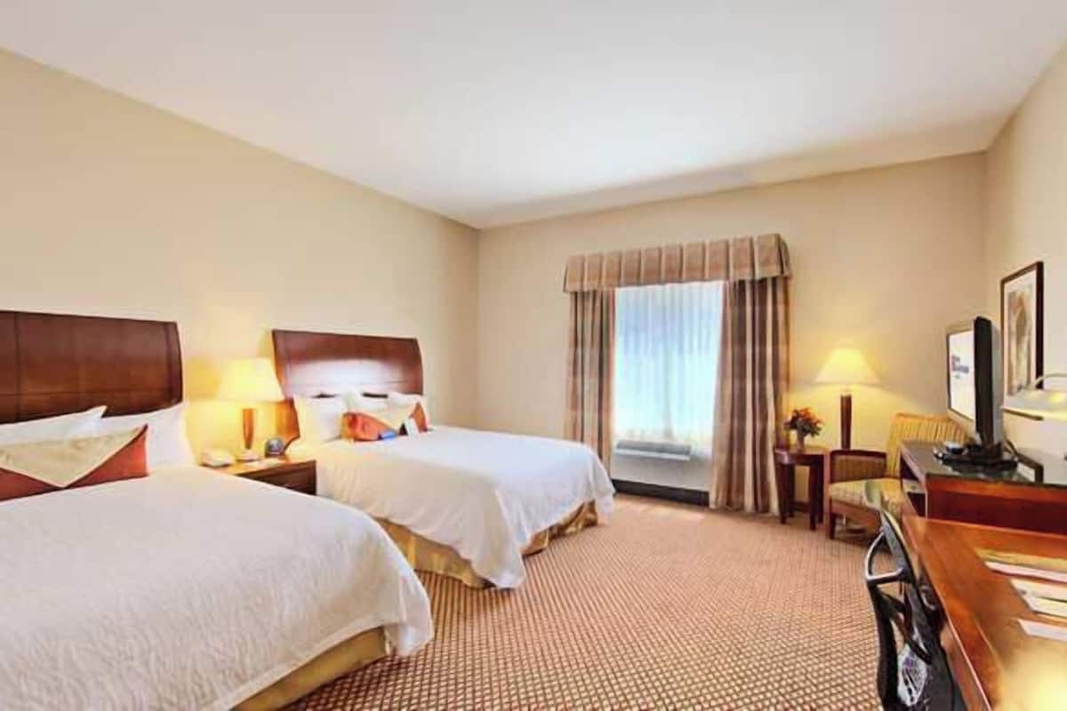 room, 2 queen beds, accessible | hypo-allergenic bedding, down duvets, desk, blackout curtains