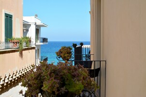 Junior Suite, 1 King Bed, Balcony, Partial Sea View | Water view