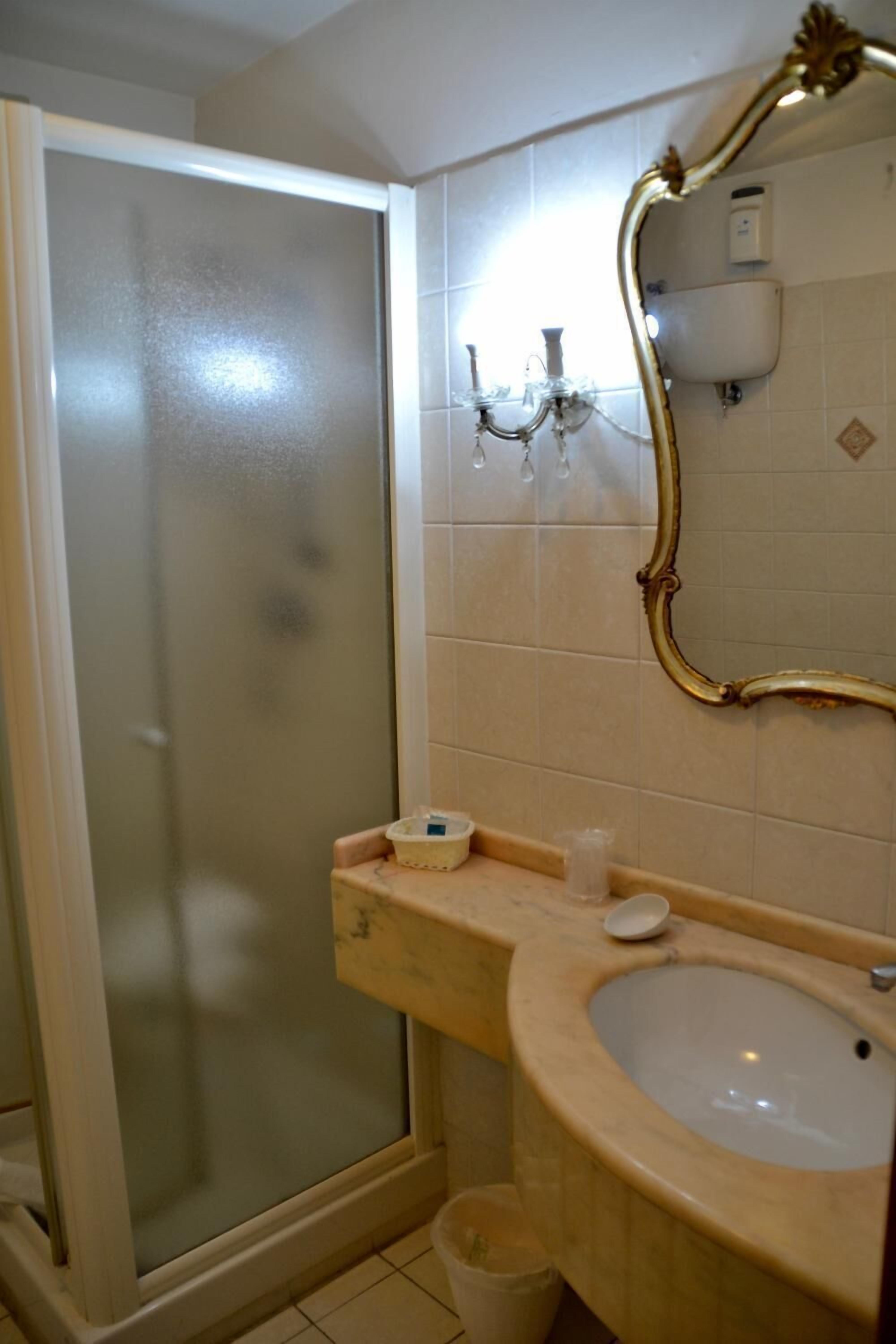 free toiletries, hair dryer, bidet, towels