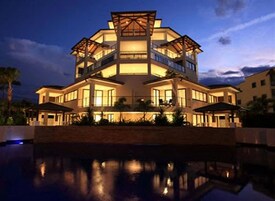 Front of property - evening/night