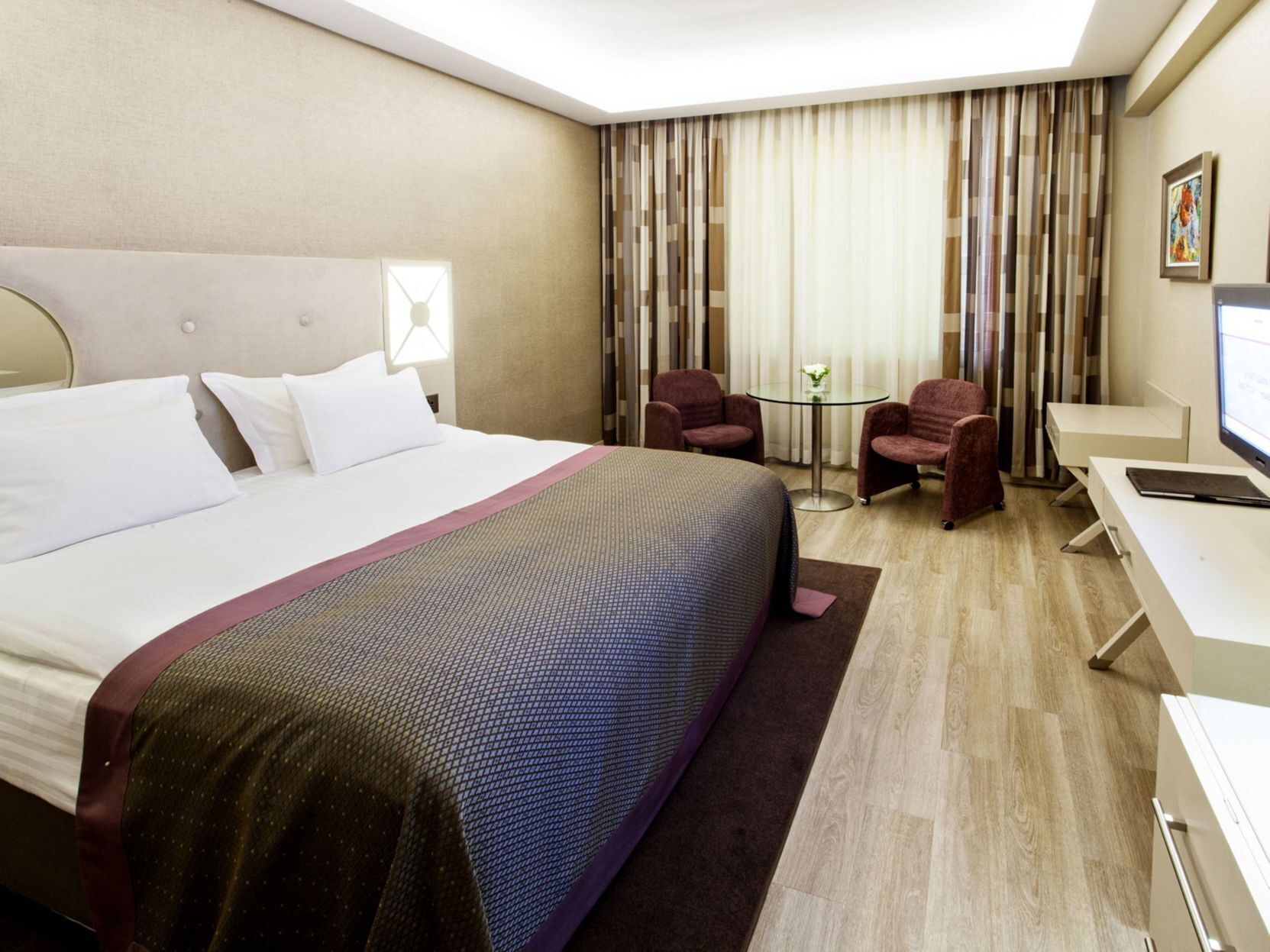 Minibar, in-room safe, desk, blackout drapes