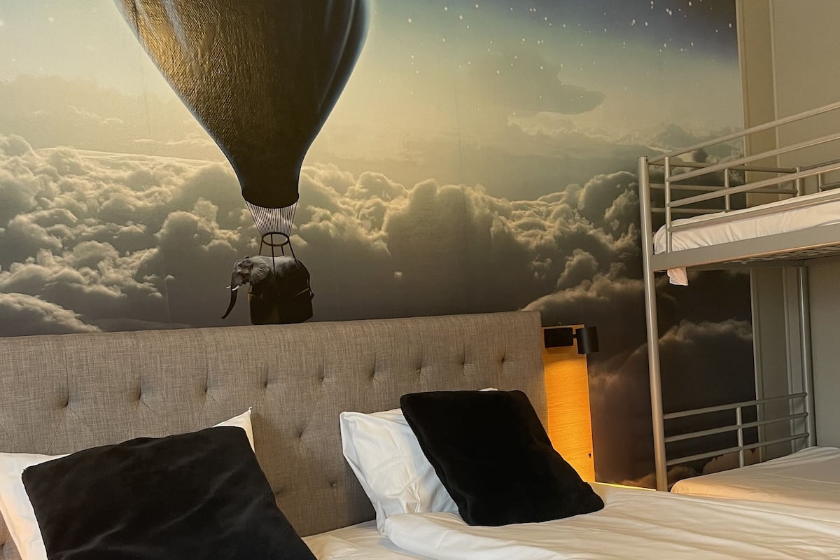 Premium Room With Bunk Bed | Skrivebord, skrivebord for bærbar PC og wi-fi (inkludert)
