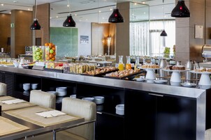 Daily buffet breakfast (EUR 14 per person)