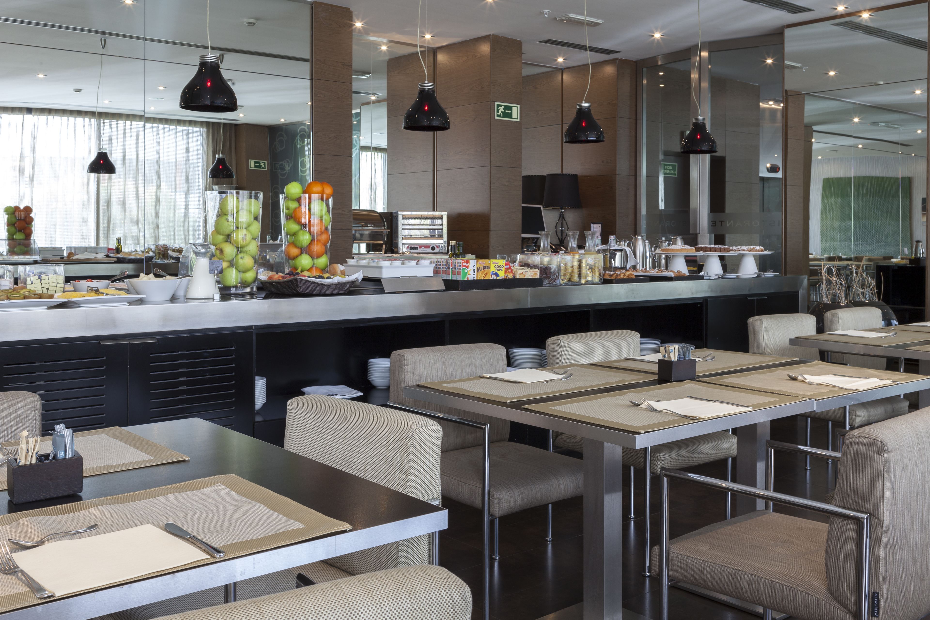 daily buffet breakfast (eur 14 per person)