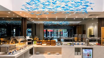 Daily buffet breakfast for a fee