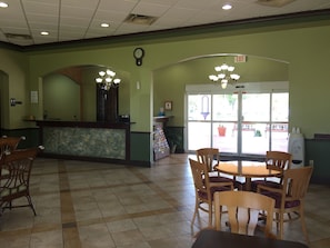 Interior entrance