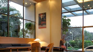 Sitteområde i lobbyen