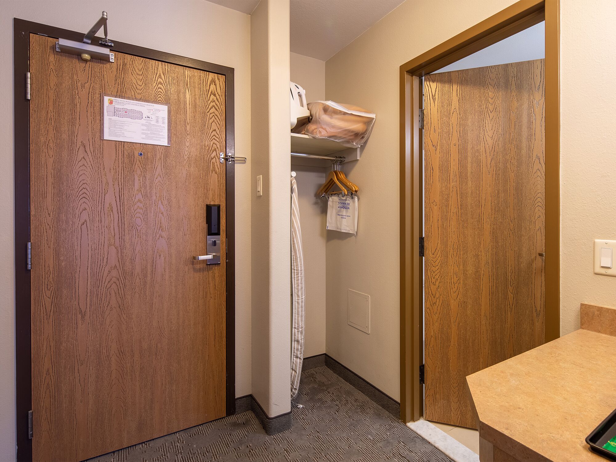 upgraded, standard room, 2 queen beds | desk, blackout curtains, iron/ironing board, free wifi