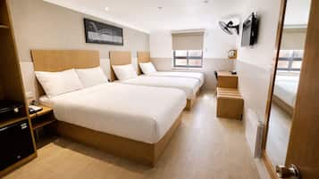 Desk, iron/ironing board, free WiFi, bed sheets