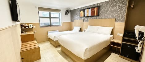 標準三人房 (Sleeps 3) | 書桌、熨斗/熨衫板、免費 Wi-Fi、床單