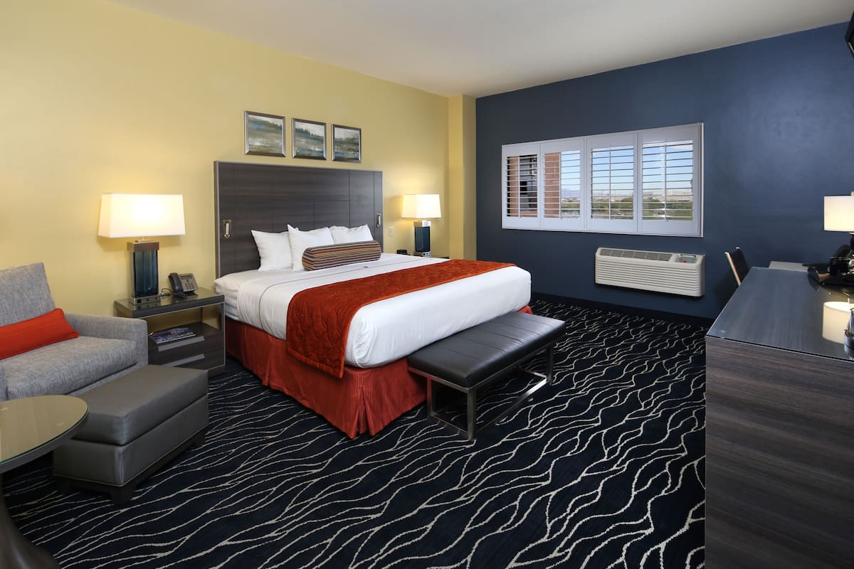 Pillowtop beds, in-room safe, desk, iron/ironing board
