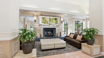 Sitteområde i lobbyen