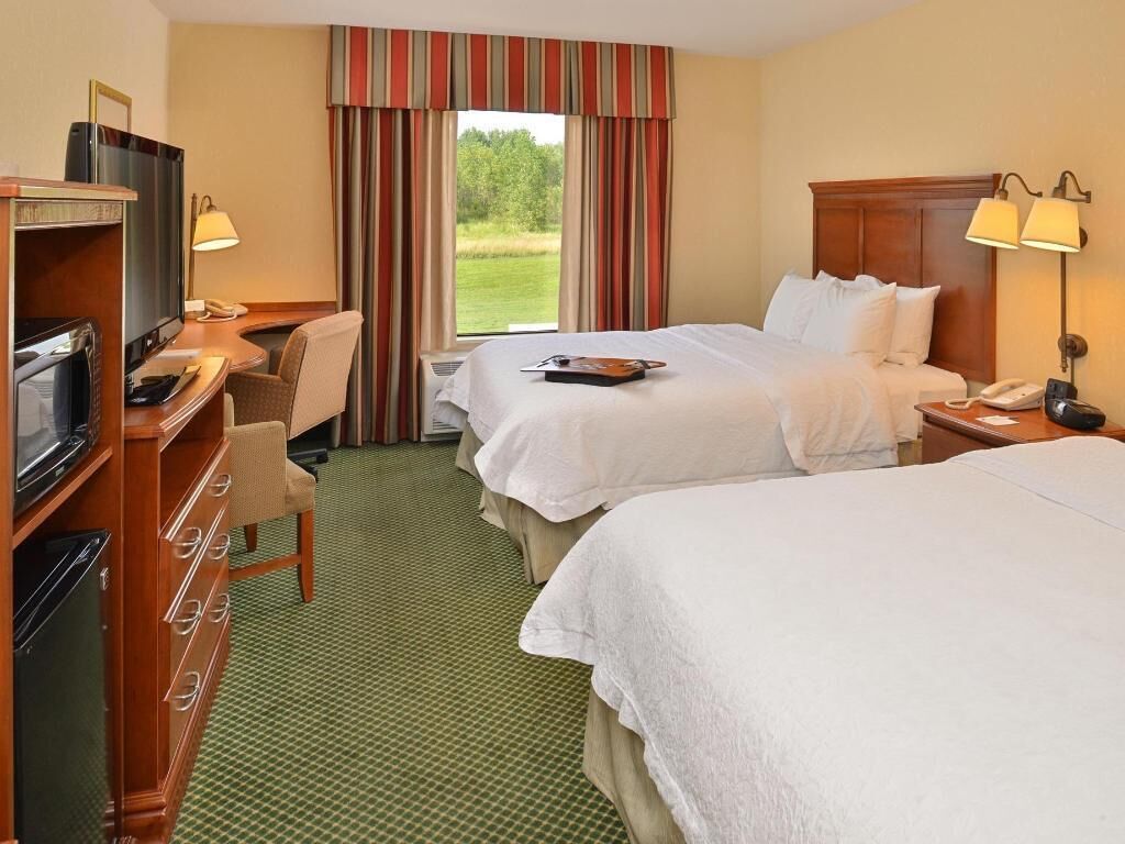 In-room safe, desk, iron/ironing board, free cribs/infant beds