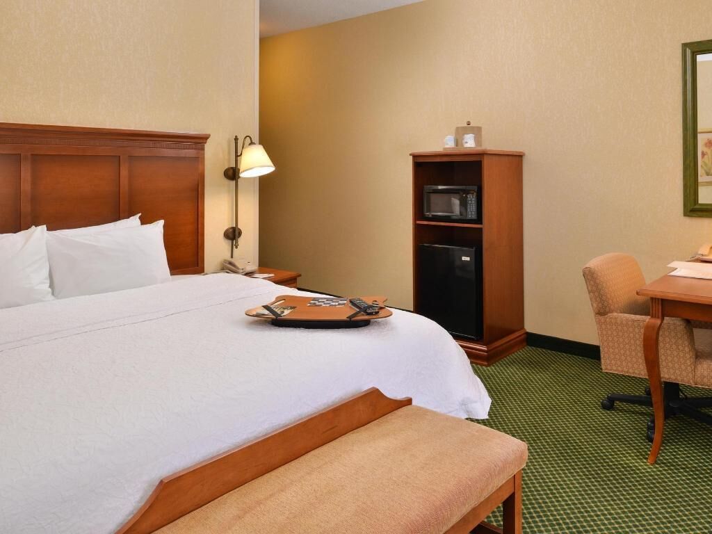 In-room safe, desk, iron/ironing board, free cribs/infant beds